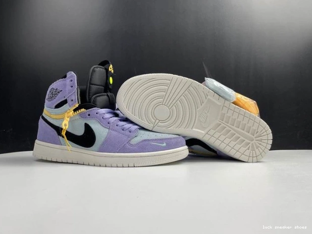 Reps LUCY High Pulse Purple Jordan 1 Switch CW6576-500 0817